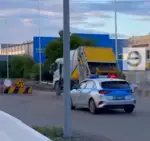 Погоня по-карагандински: пьяный водитель мусоровоза попытался скрыться от полиции