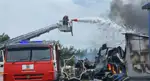 Молочное растение сгорело в Павлодаре